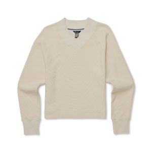 Atajo Long-Sleeve Waffle V-Neck – Women’s