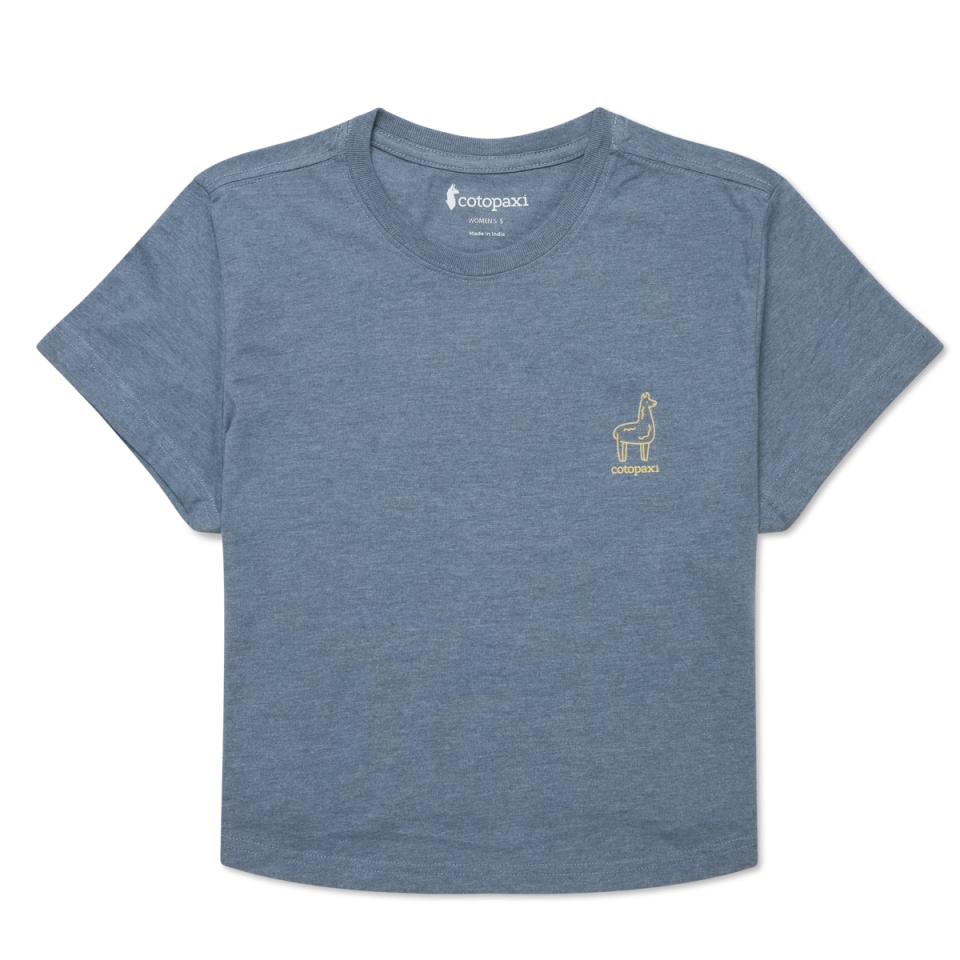 Tiny Llama Crop T-Shirt - Women's