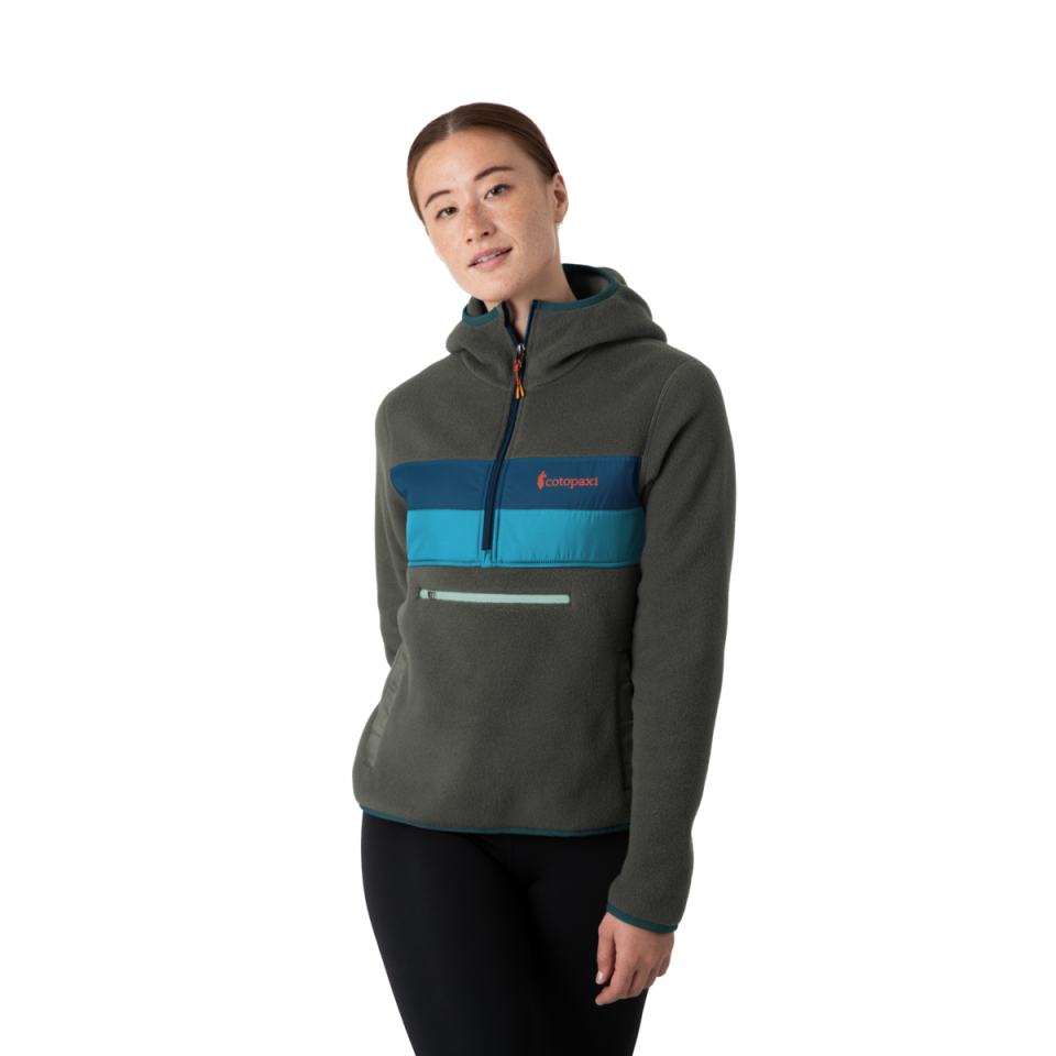 Teca Fleece Hooded Half-Zip Jacket - Women's